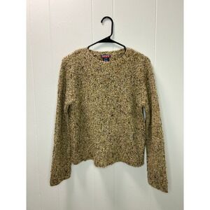Mac & Jac Knit Sweater Earth Tones Acrylic‎ Blend Pullover XL